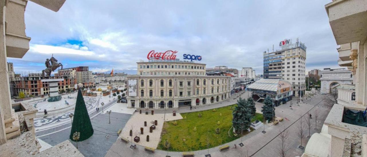 Rooftop Apartment At Mainsquare Skopje Exteriér fotografie