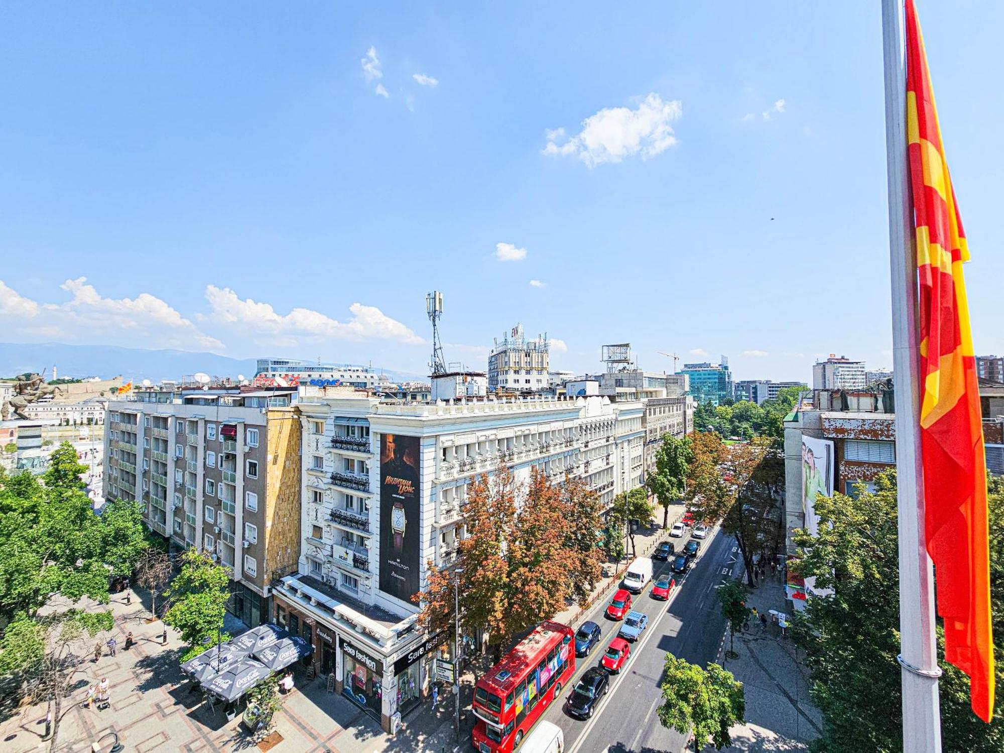 Rooftop Apartment At Mainsquare Skopje Exteriér fotografie