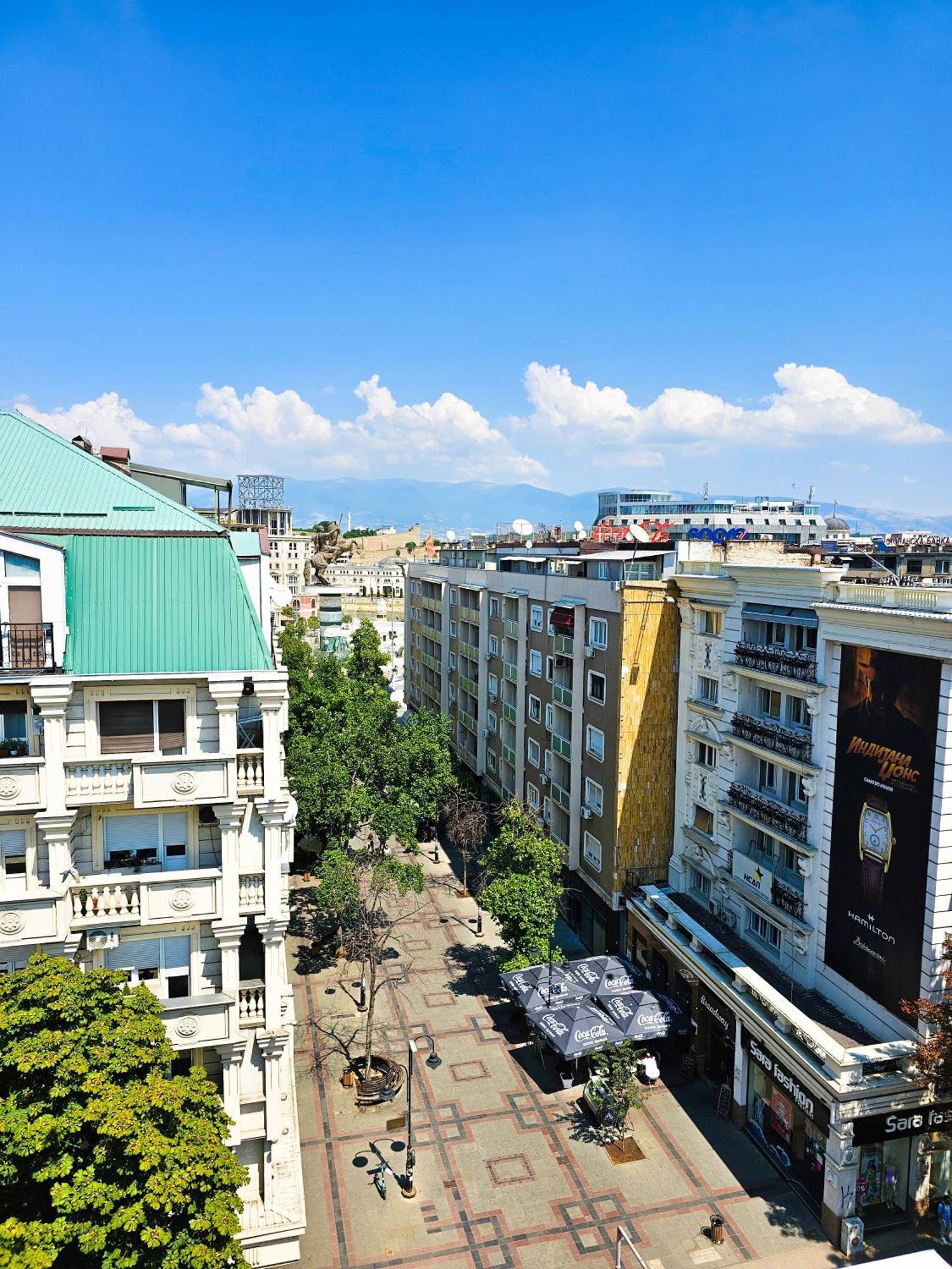 Rooftop Apartment At Mainsquare Skopje Exteriér fotografie