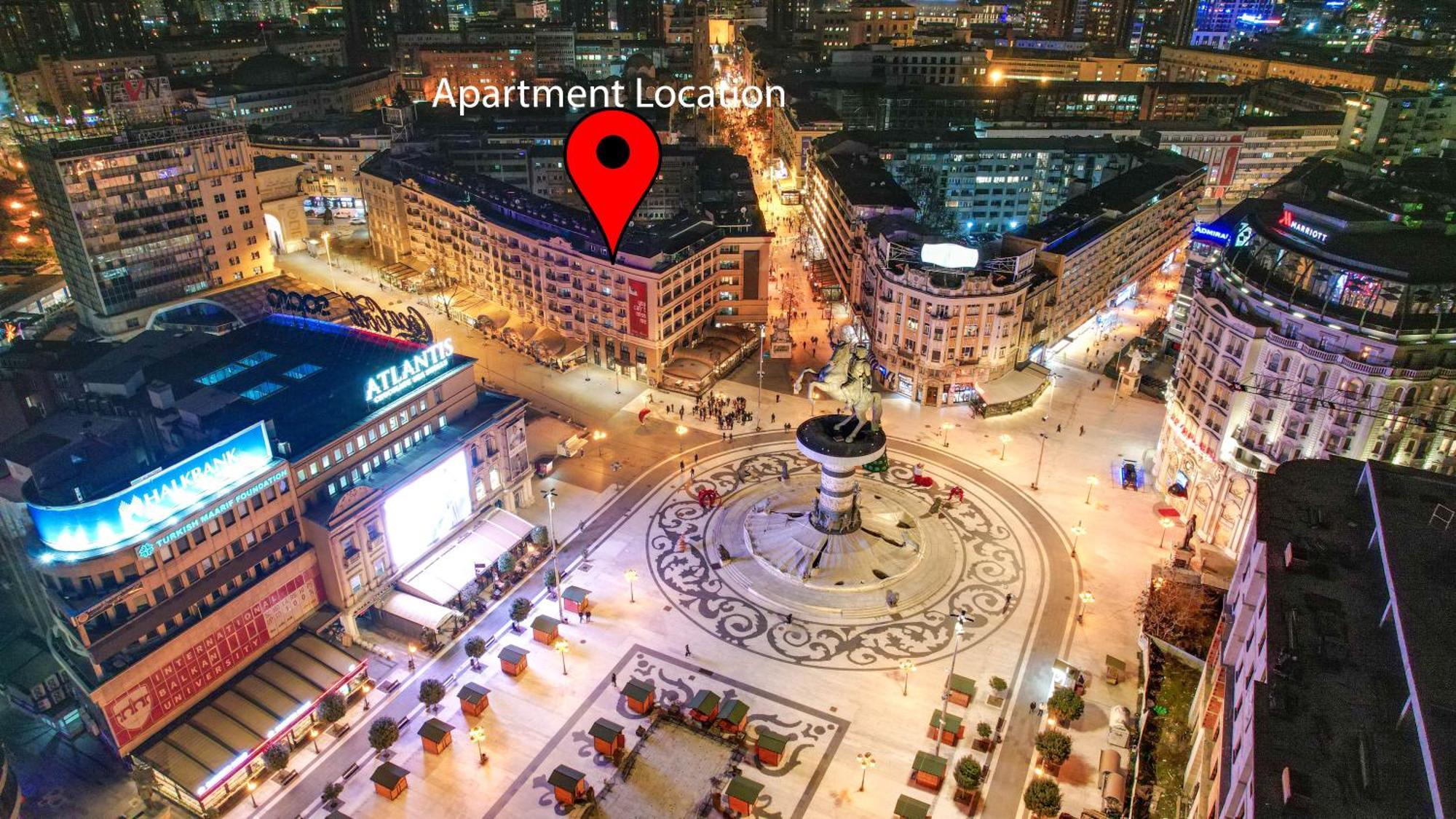Rooftop Apartment At Mainsquare Skopje Exteriér fotografie